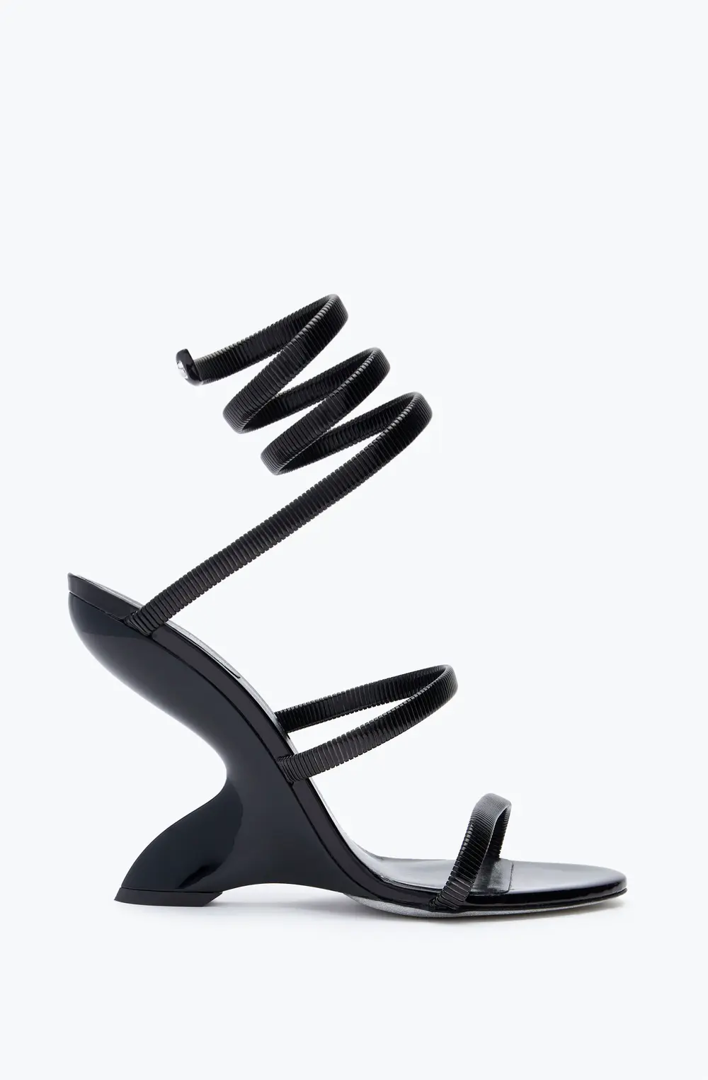 Rene Caovilla Symphony Black Sandal 105
