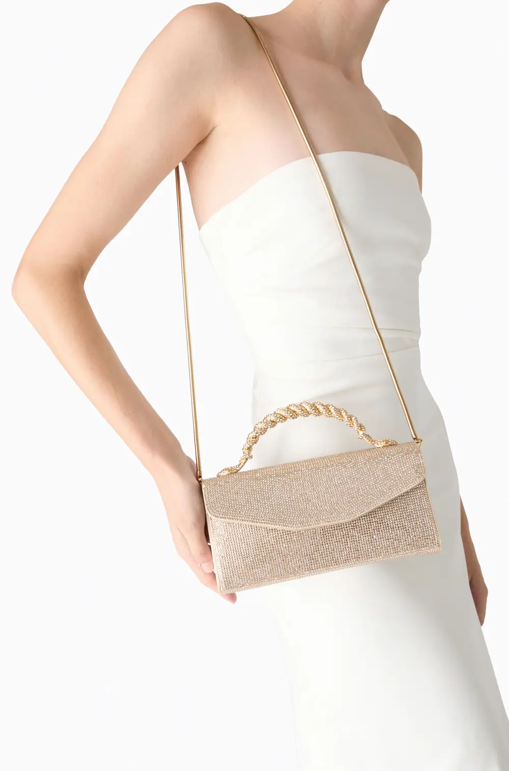 Rene Caovilla VICTORIA GOLD MINI BAG