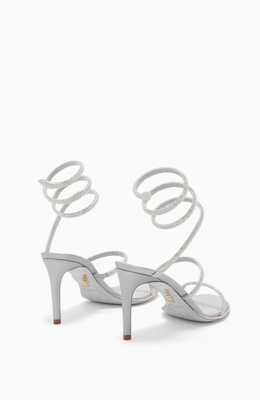 Rene Caovilla CLEO SILVER SANDAL 80
