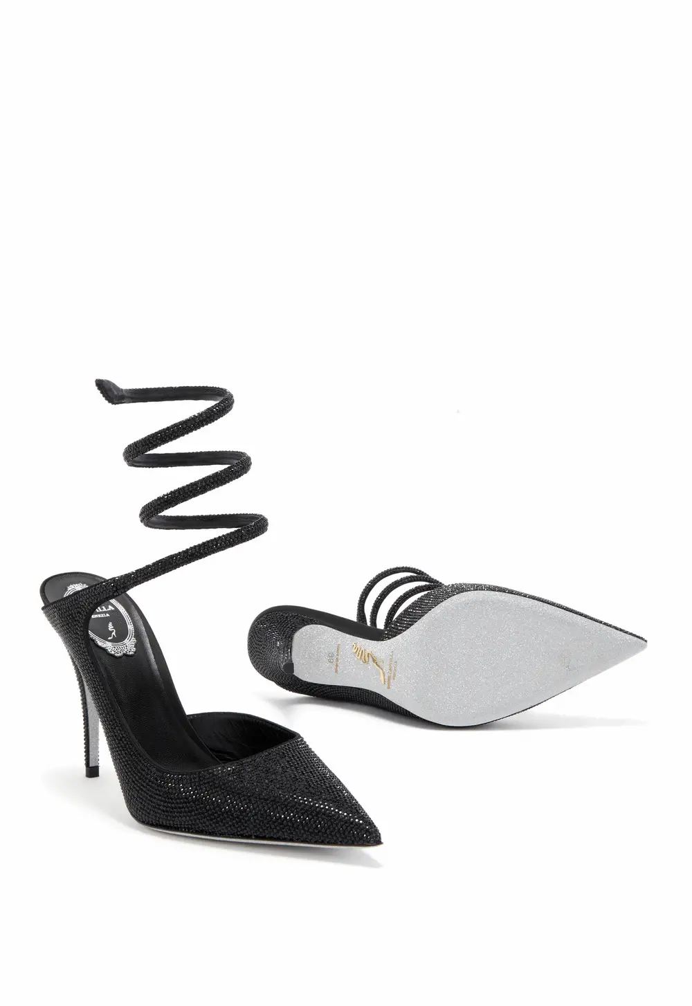 Rene Caovilla CLEO BLACK PUMP 100