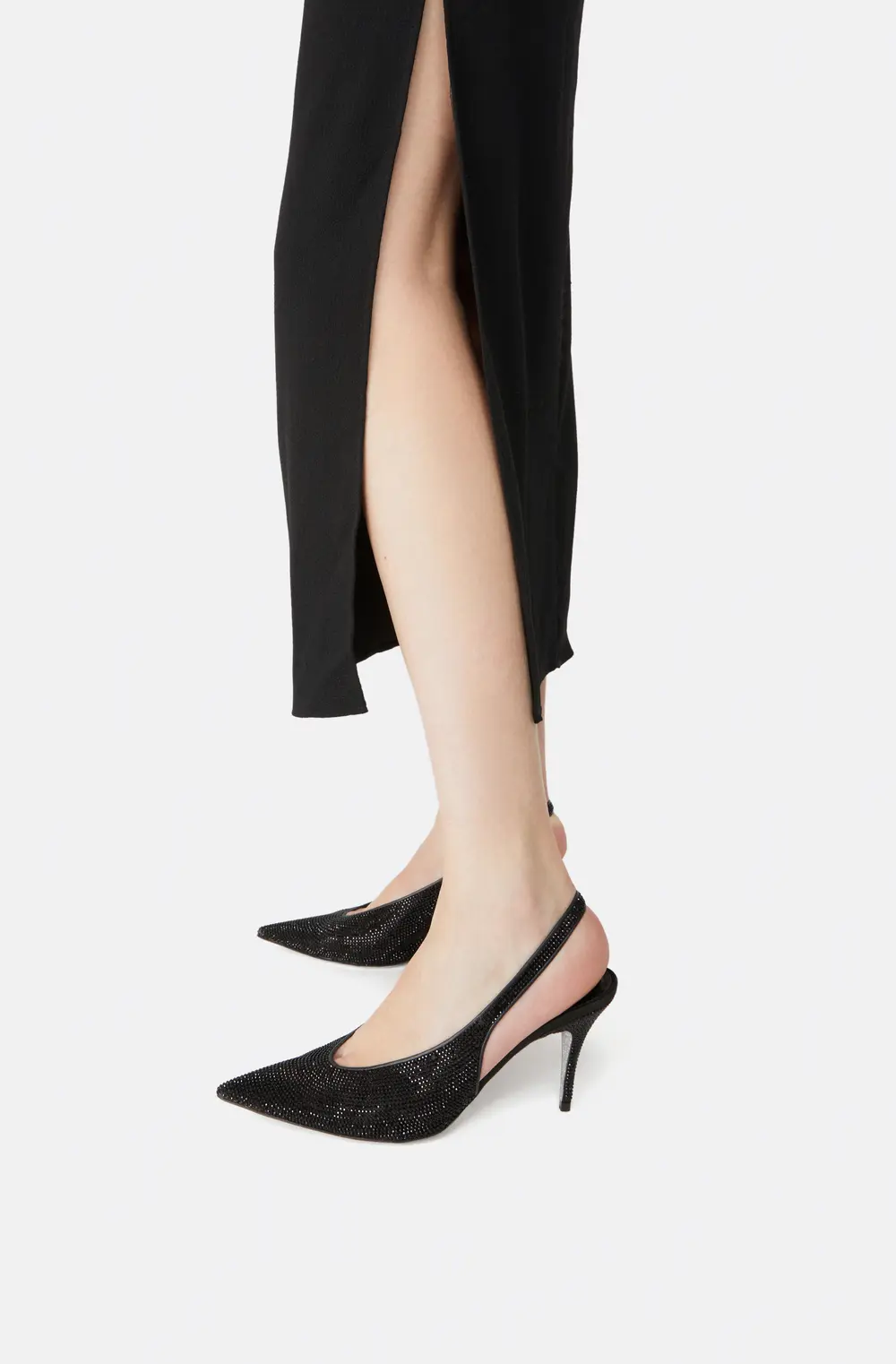 Rene Caovilla JINNY BLACK SLINGBACK 80