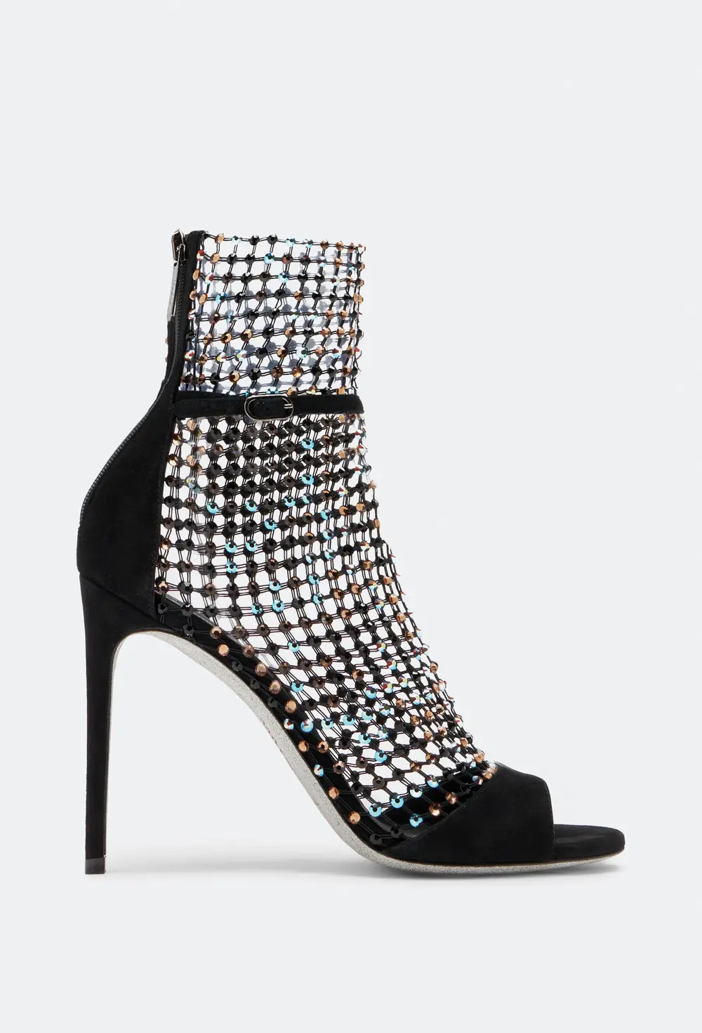 Rene Caovilla Galaxia Black Sandal 105