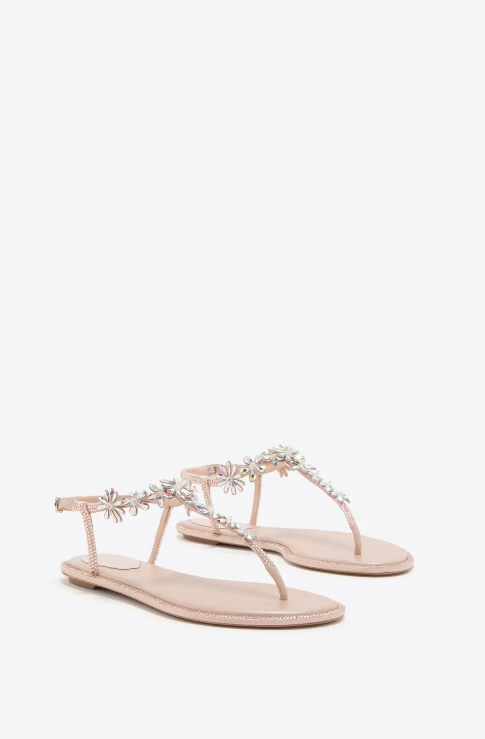 Rene Caovilla EVA NUDE THONG SANDAL 10