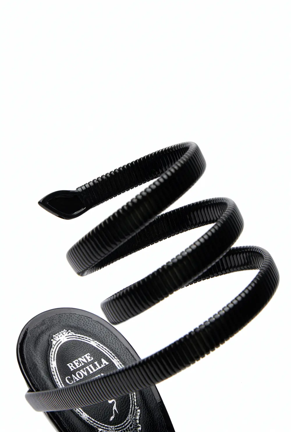 Rene Caovilla Symphony Black Sandal 105