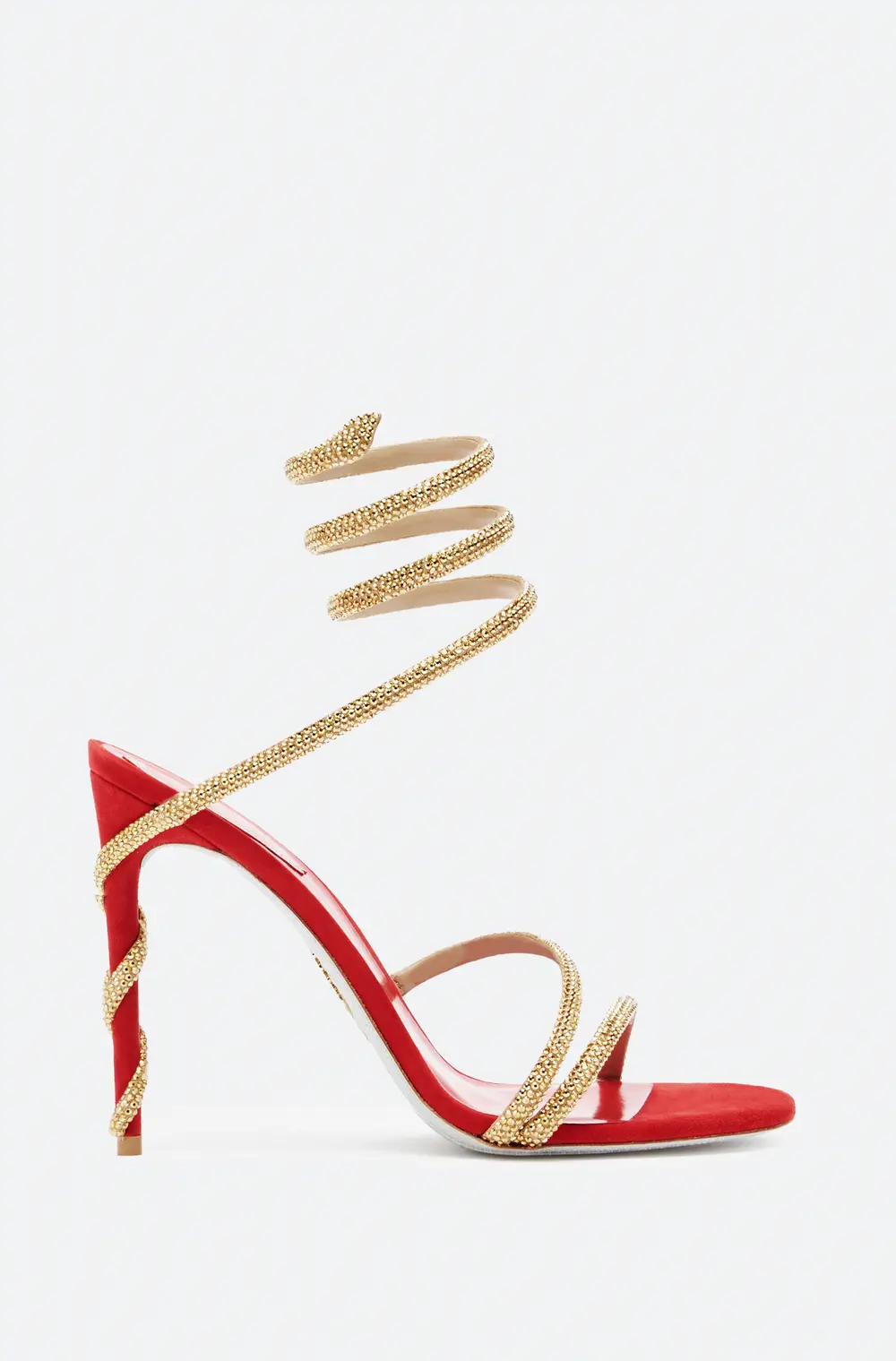 Rene Caovilla Margot Red Jewel Sandal 105