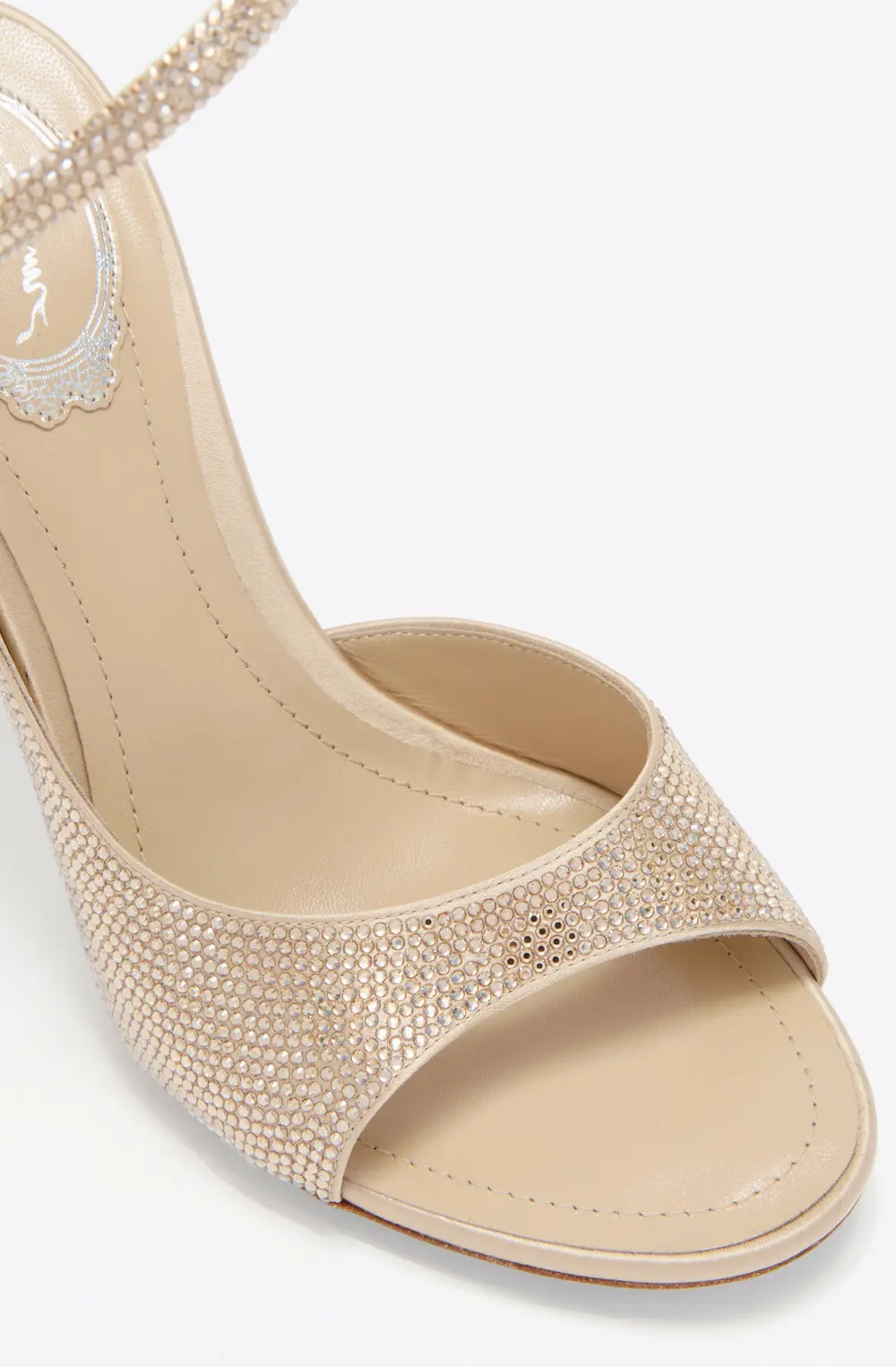 Rene Caovilla AUDREY GOLD SANDAL 105