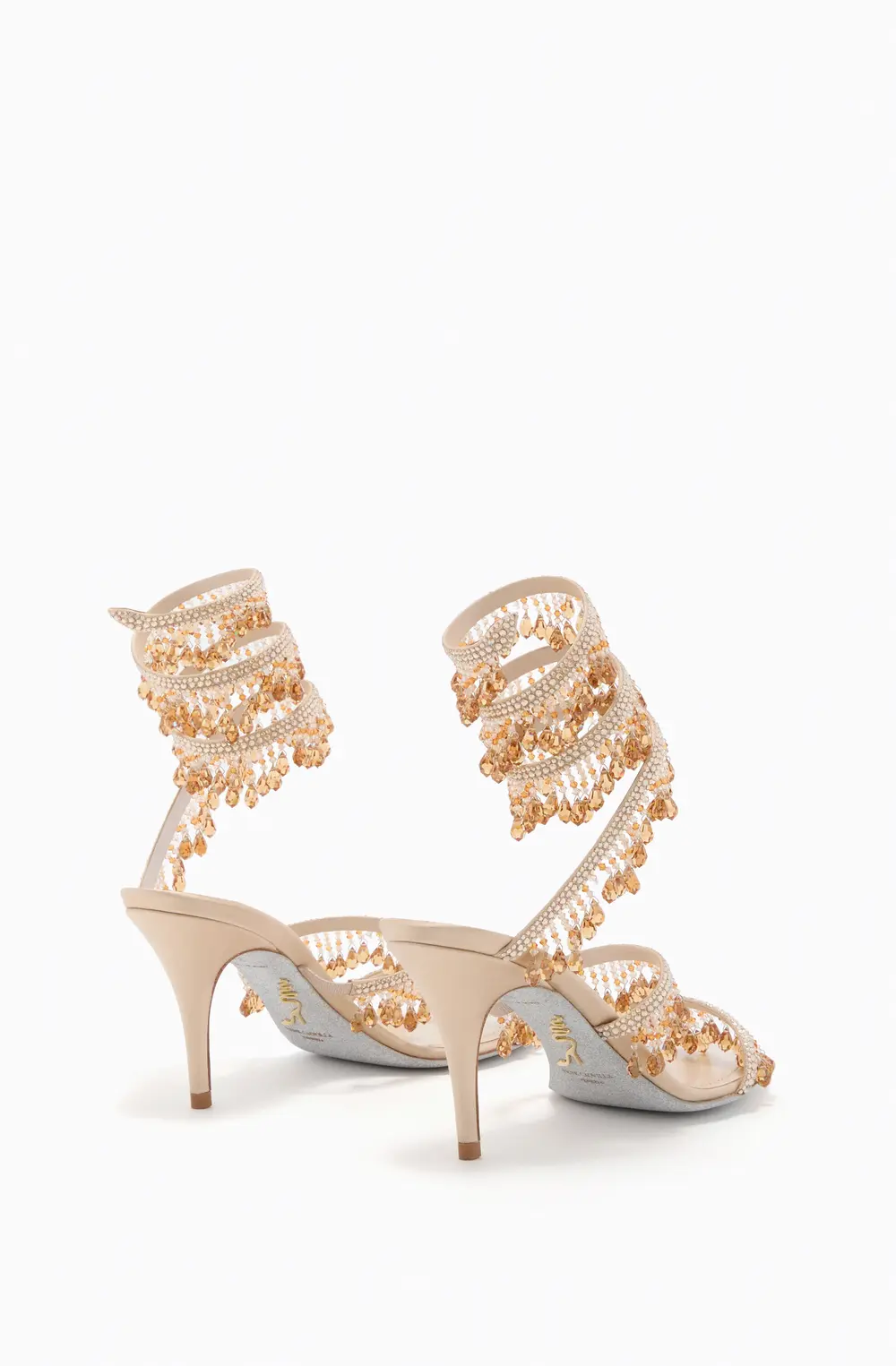 Rene Caovilla JAHANARA NUDE SANDAL 80