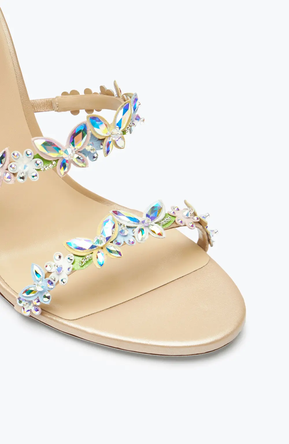 Rene Caovilla Eden Nude Sandal 105