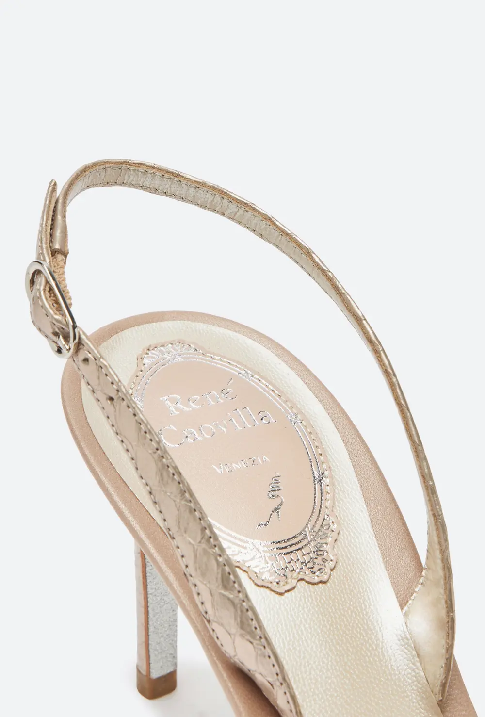 Rene Caovilla Veneziana Lace Slingbacks 75