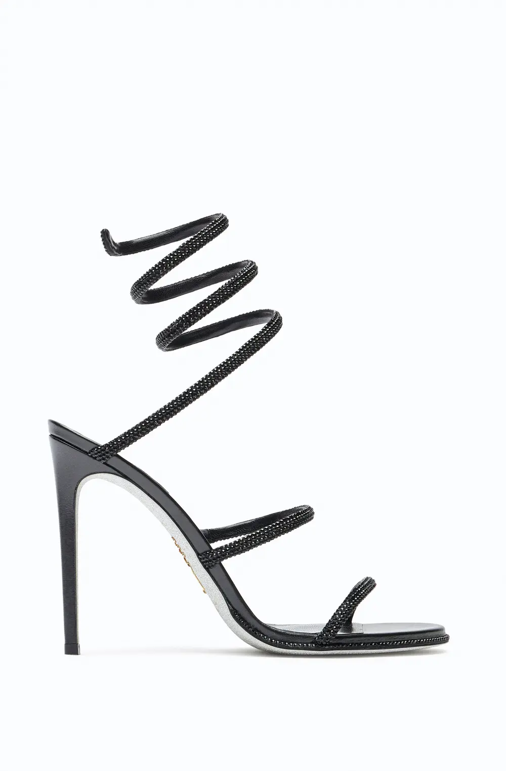 Rene Caovilla CLEO BLACK SANDAL 105