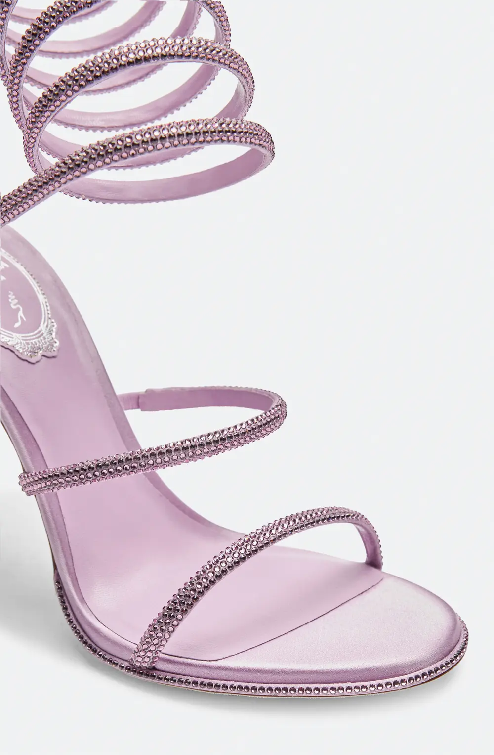 Rene Caovilla Super Cleo Lilac Sandal 105