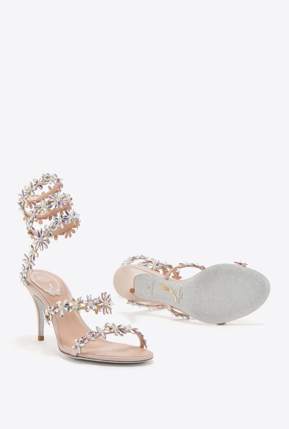 Rene Caovilla EVA NUDE SANDAL 80