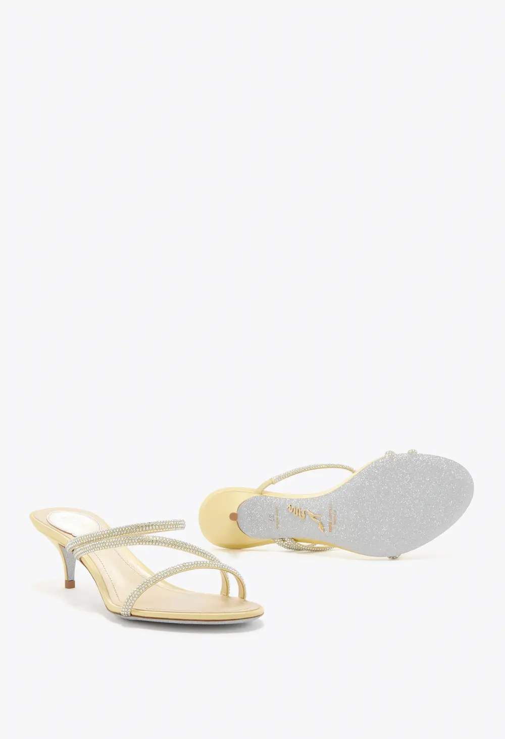 Rene Caovilla ERIN BUTTER YELLOW MULE 50