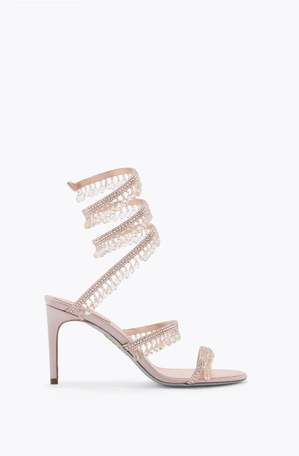 Rene Caovilla CHANDELIER LIGHT PINK SANDAL 80