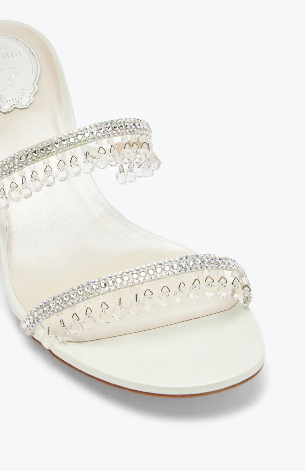 Rene Caovilla Chandelier Ivory Sandal 40