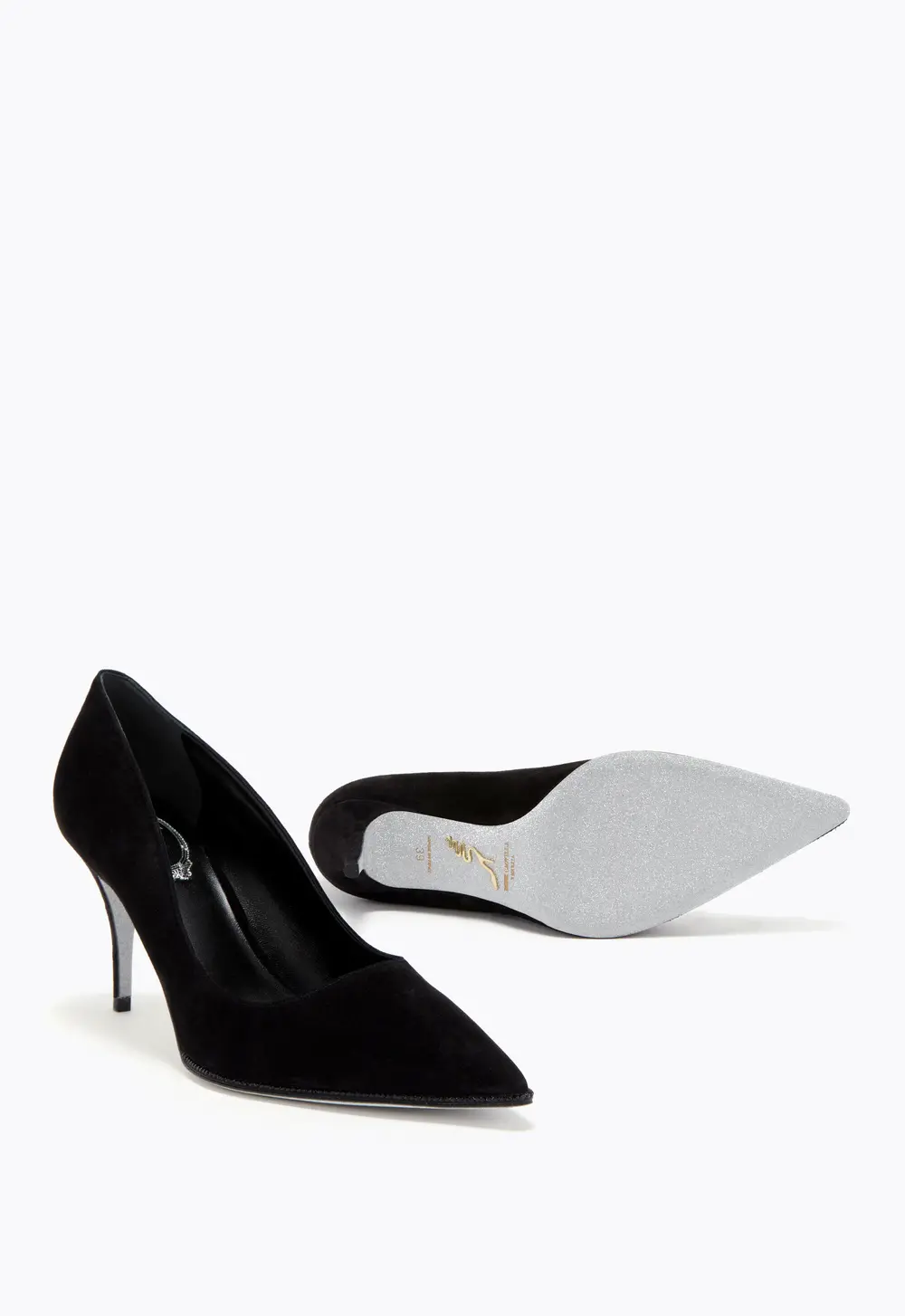 Rene Caovilla TAYLOR BLACK PUMP 80