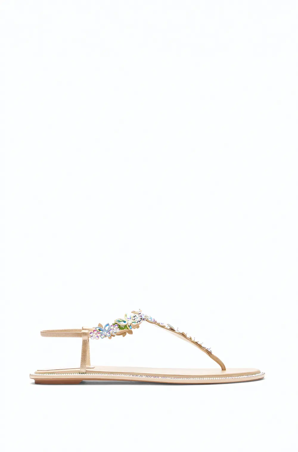 Rene Caovilla Eden Nude Thong Sandal 10