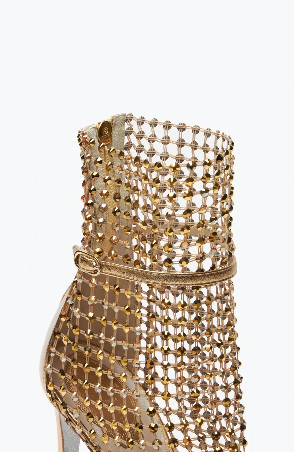 Rene Caovilla Galaxia Gold Sandal 105