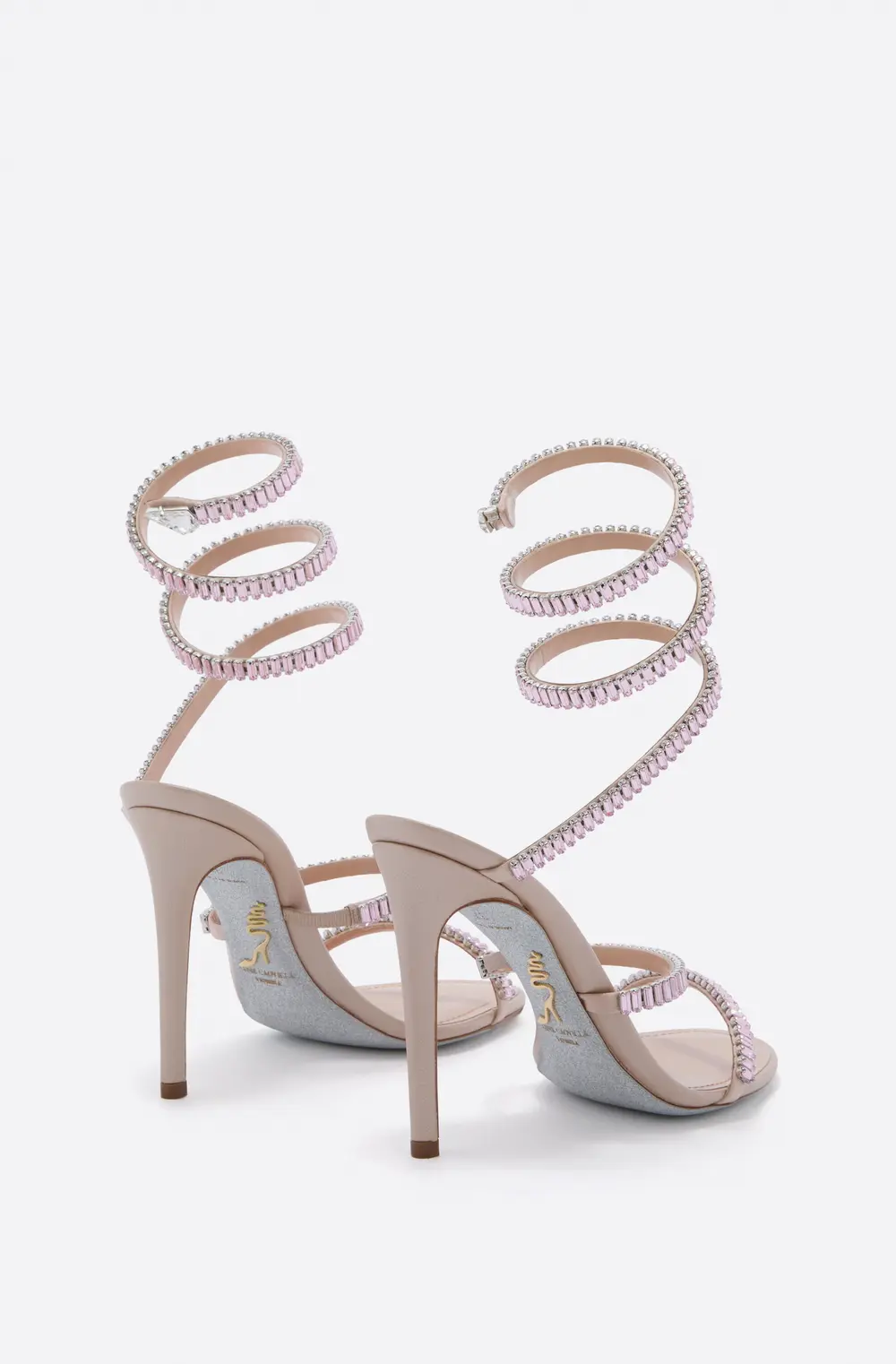 Rene Caovilla CLEO SPARK NUDE SANDAL 105