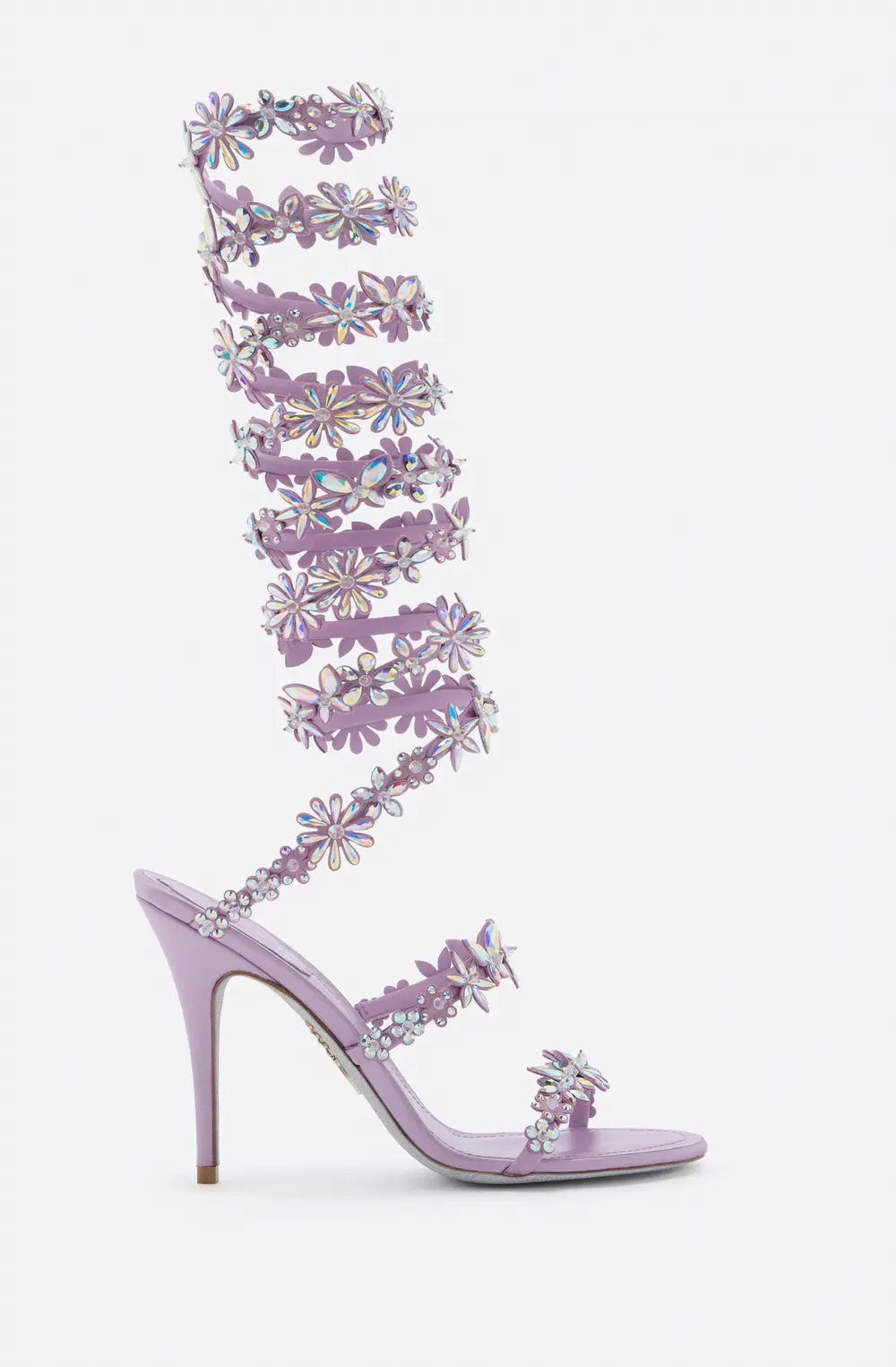 Rene Caovilla SUPER EVA LILAC SANDAL 100