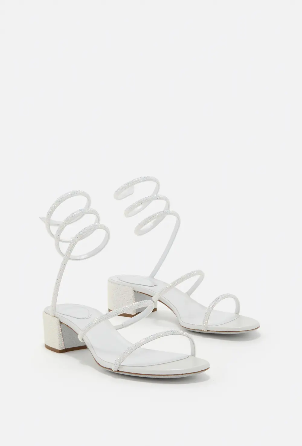 Rene Caovilla CLEO WHITE SANDAL 40