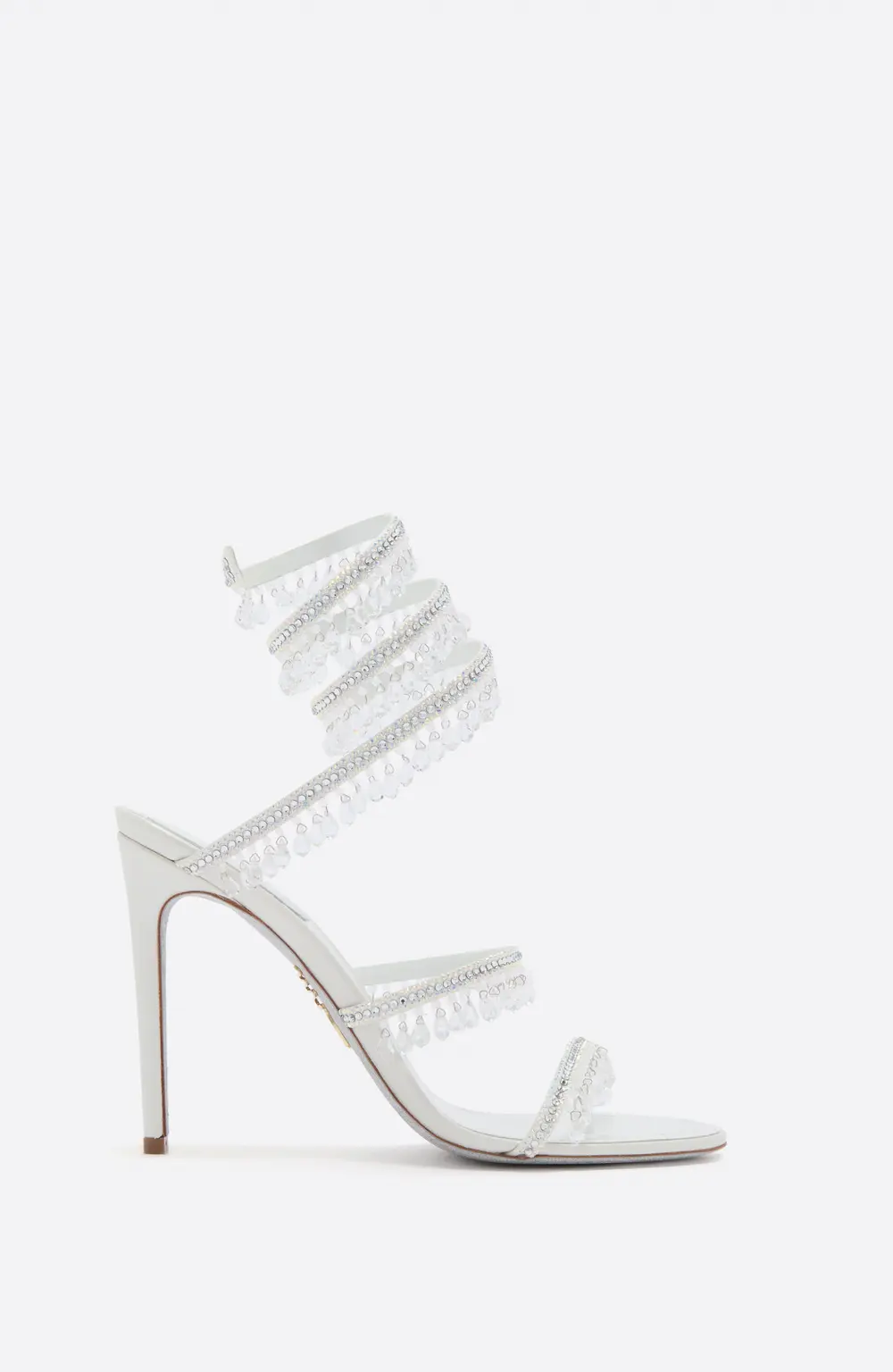 Rene Caovilla CHANDELIER WHITE SANDAL 105