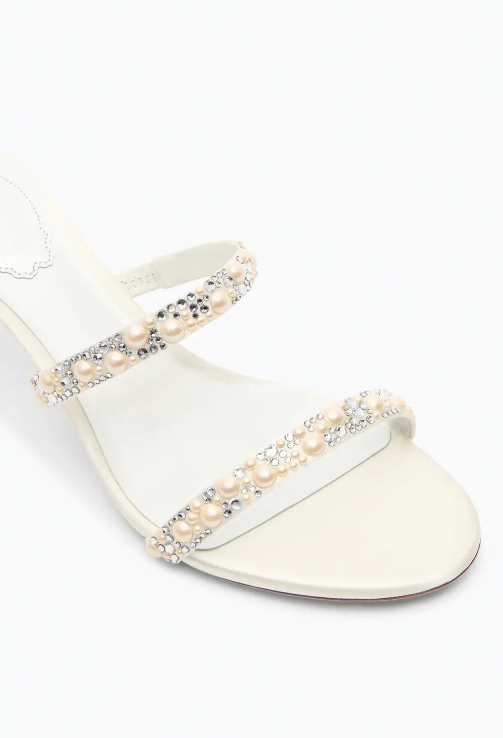 Rene Caovilla PEARL WHITE MULE 60