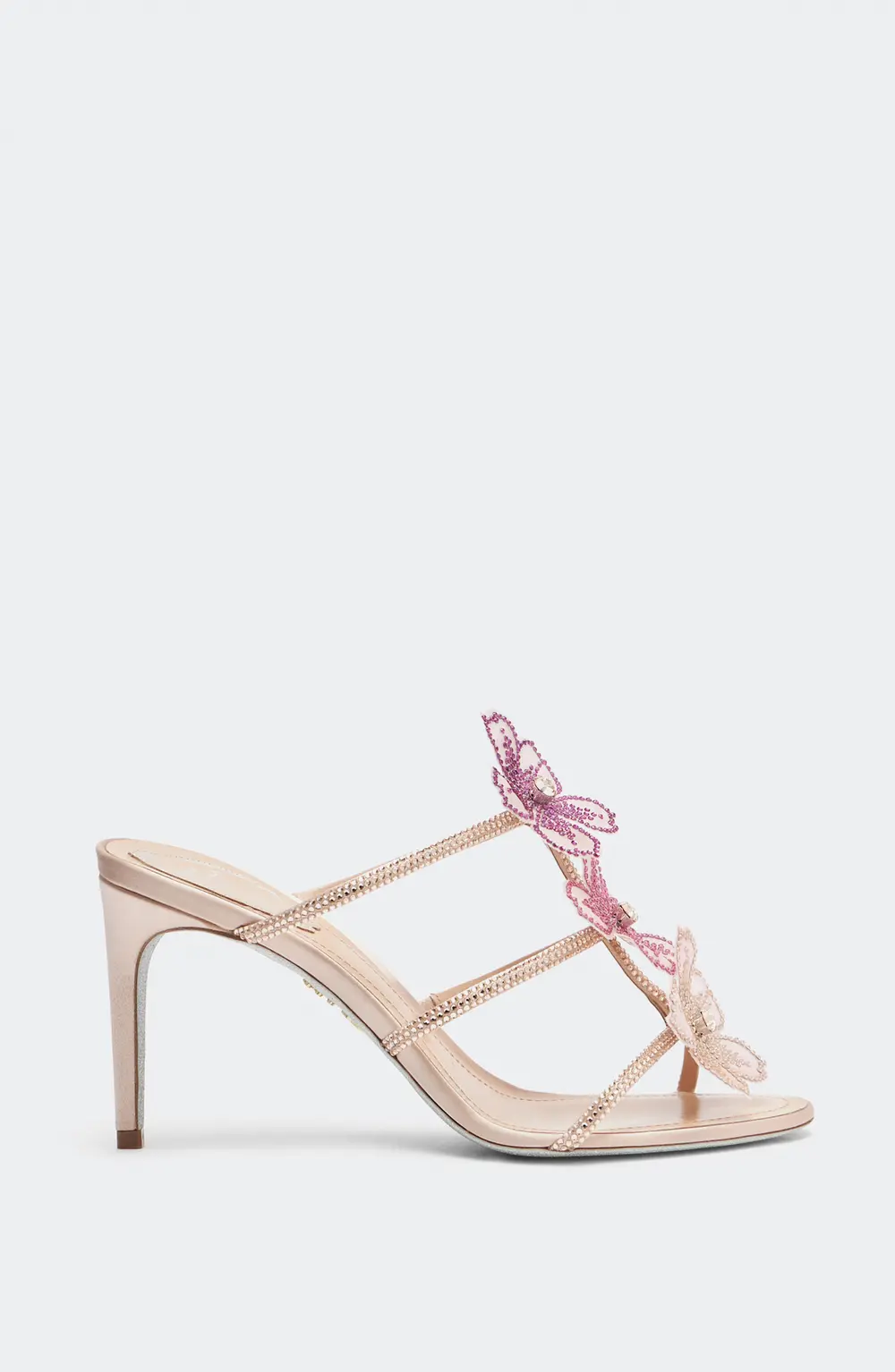 Rene Caovilla PEACH FLOWER PINK MULE 80