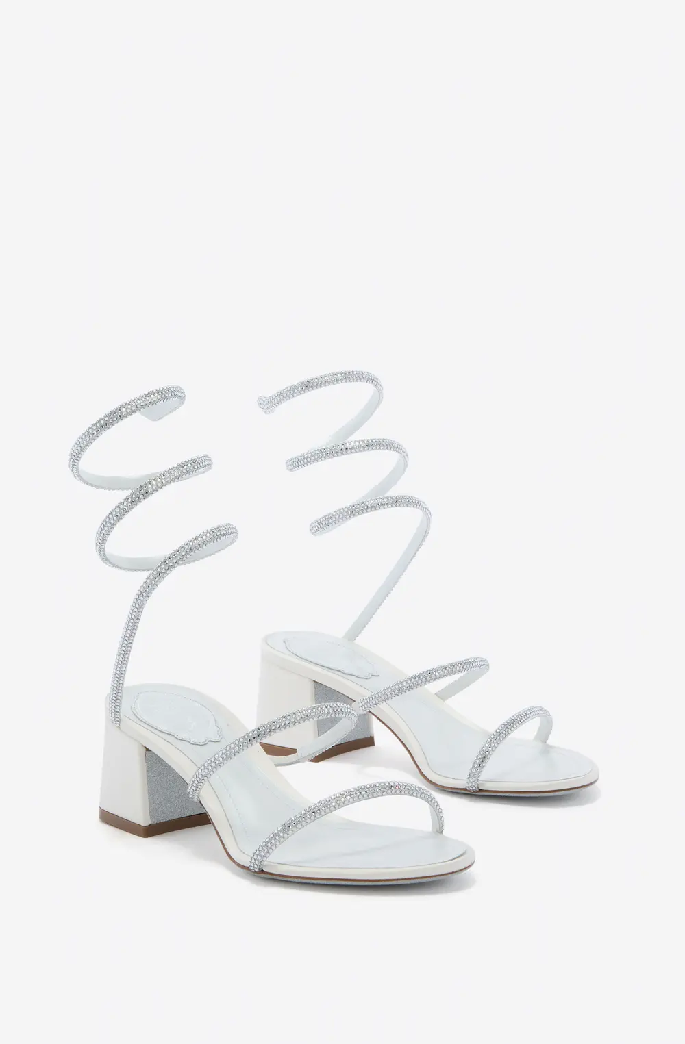 Rene Caovilla CLEO WHITE SANDAL 50