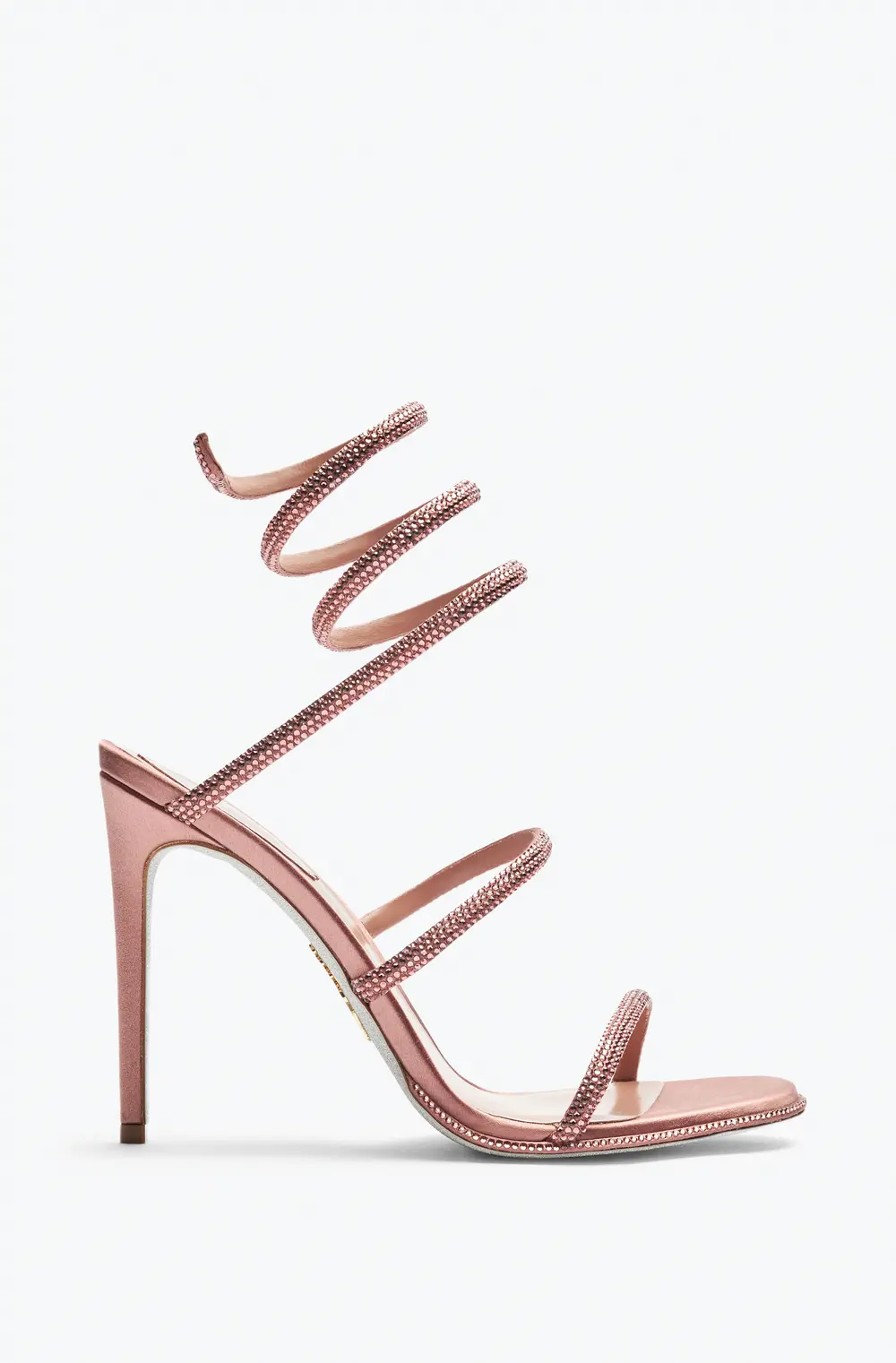 Rene Caovilla Cleo Rose Gold Sandal 105