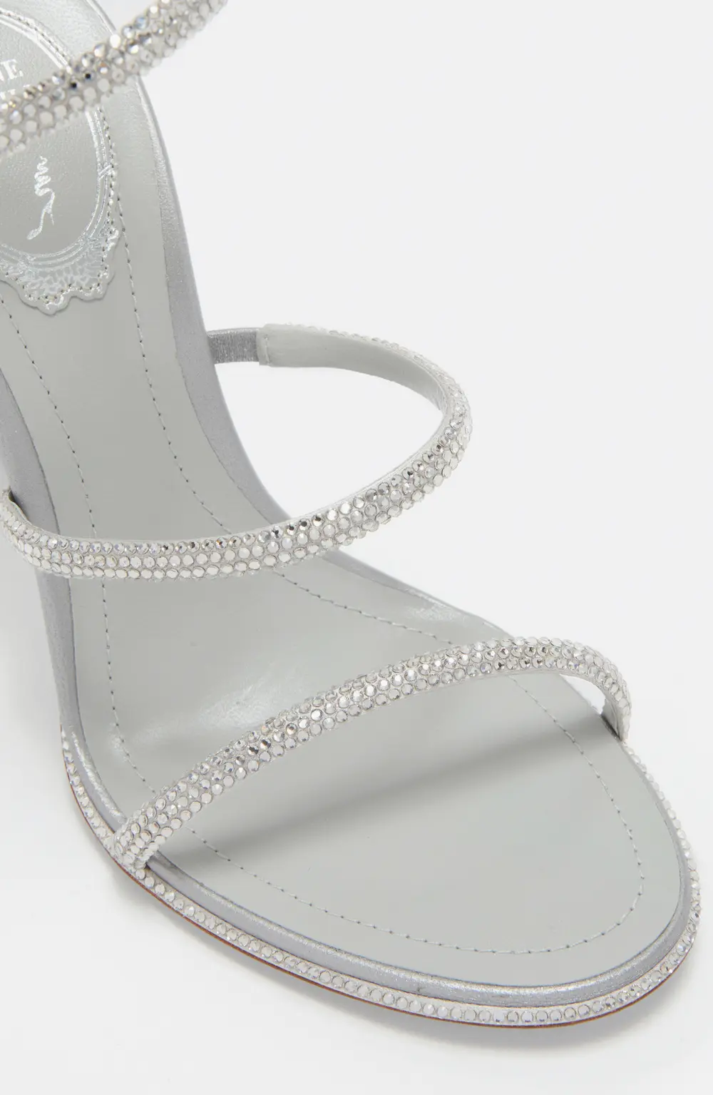 Rene Caovilla CLEO SILVER SANDAL 105