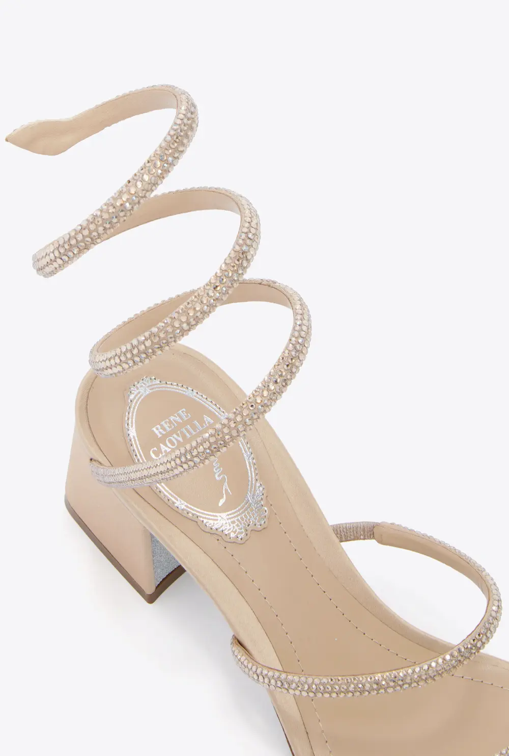 Rene Caovilla CLEO GOLD SANDAL 50