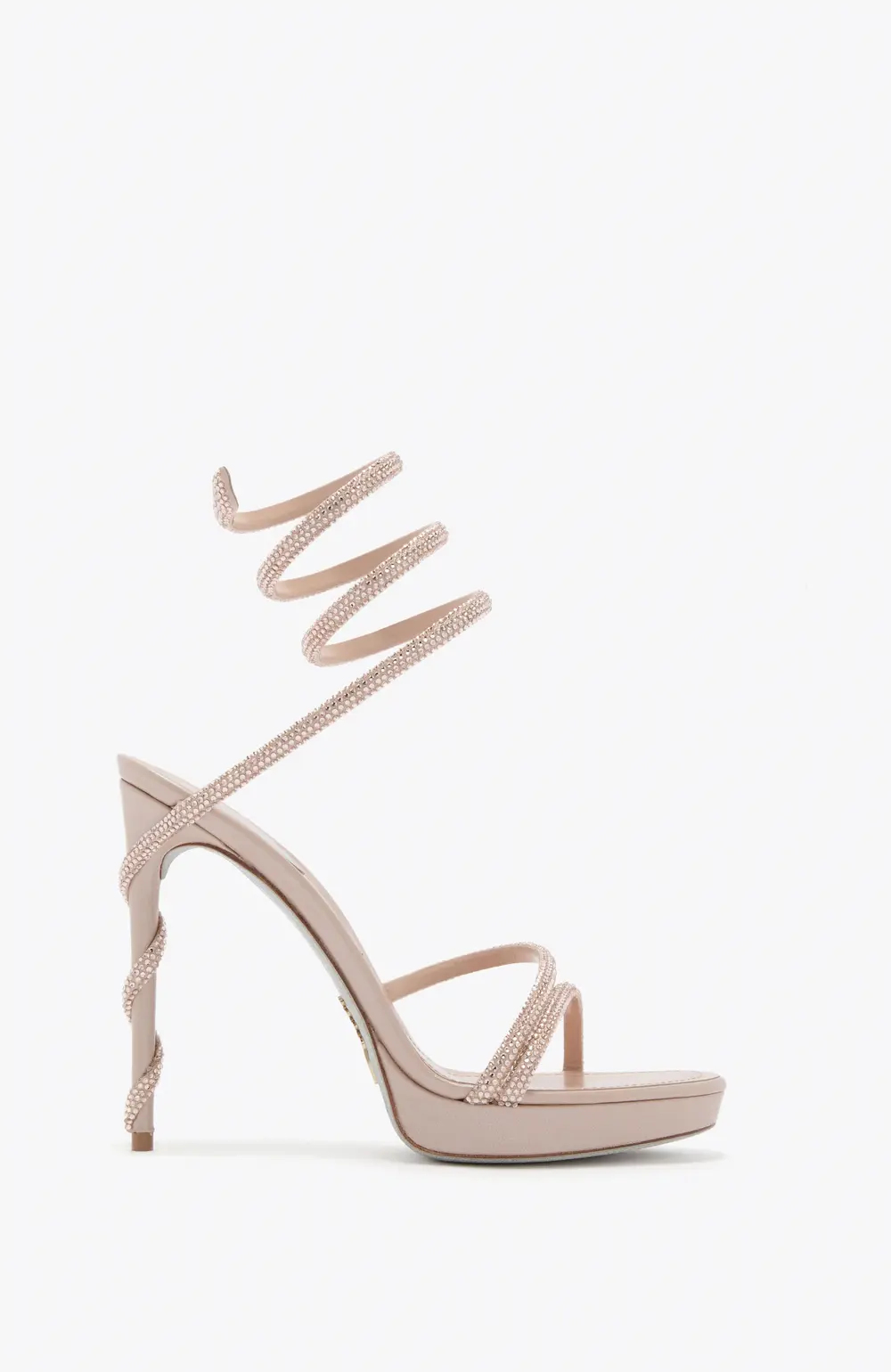 Rene Caovilla MARGOT NUDE PLATFORM SANDAL 120
