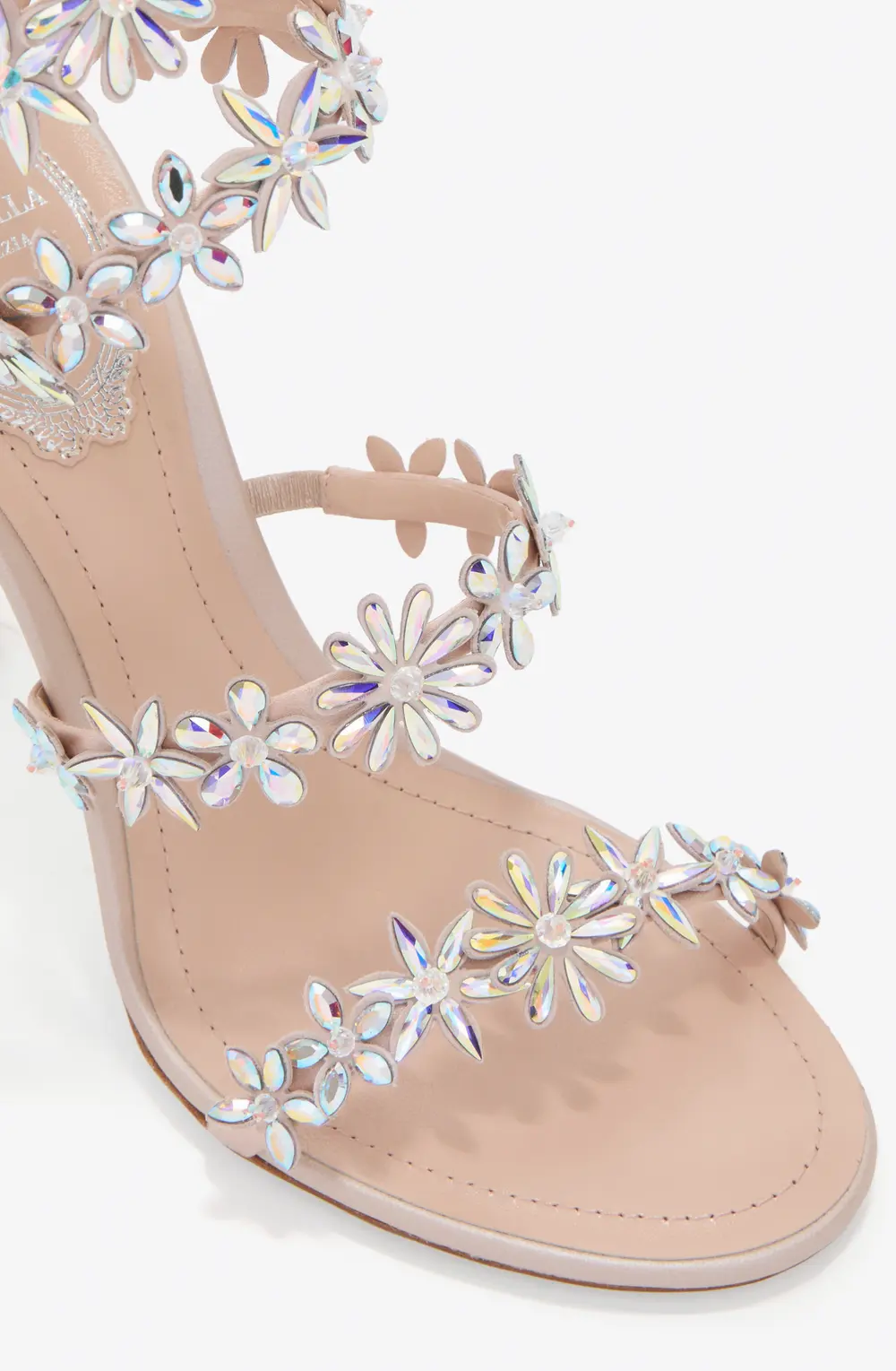 Rene Caovilla EVA NUDE SANDAL 100