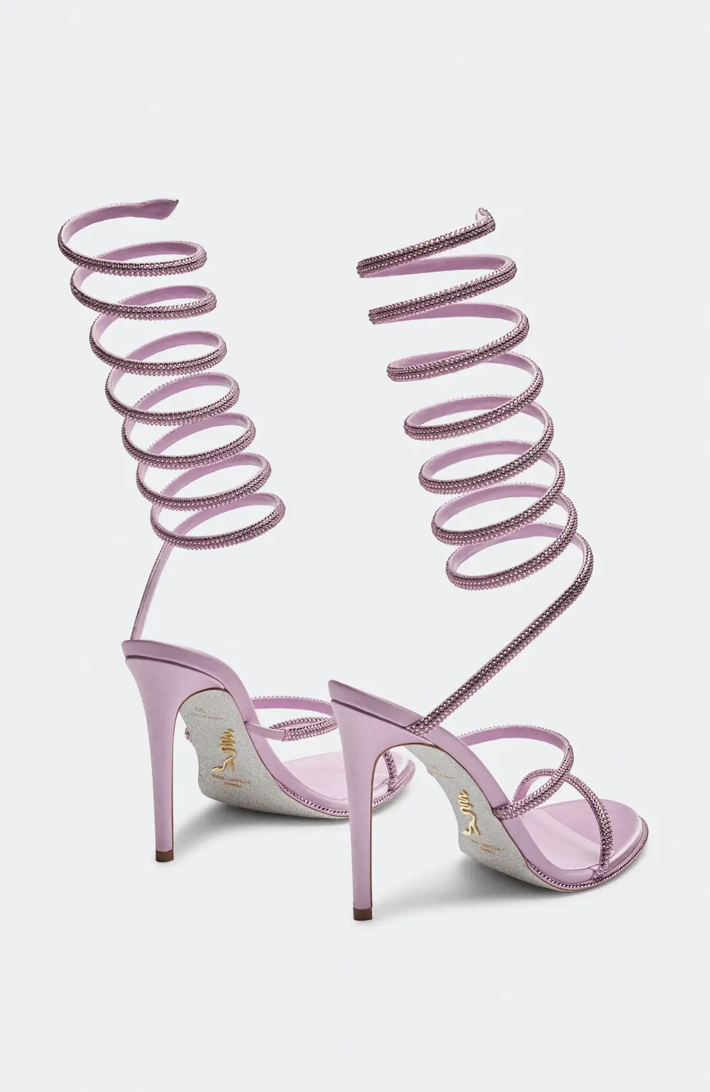 Rene Caovilla Super Cleo Lilac Sandal 105