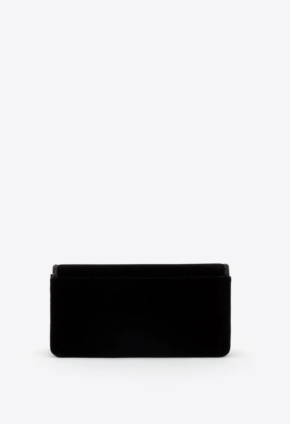 Rene Caovilla ONDA BLACK VELVET CLUTCH