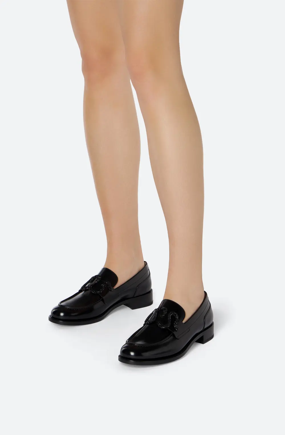 Rene Caovilla Morgana Black Loafer 20