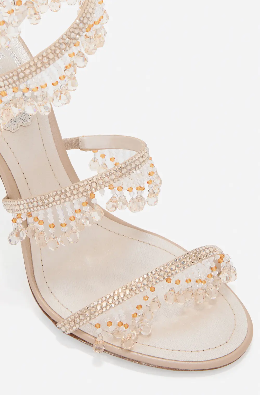 Rene Caovilla JAHANARA GOLD SANDAL 100