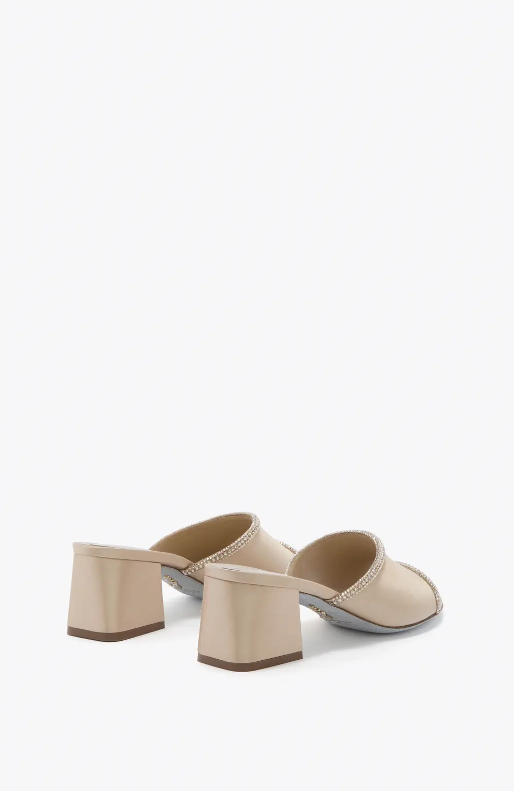 Rene Caovilla MARGHERITA CHAMPAGNE MULE 50