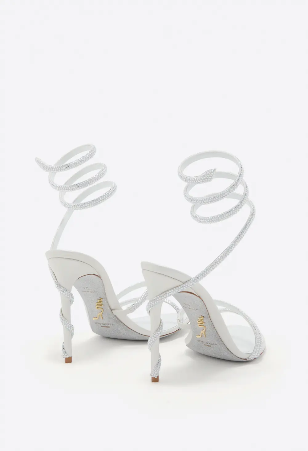 Rene Caovilla MARGOT SILVER SANDAL 105