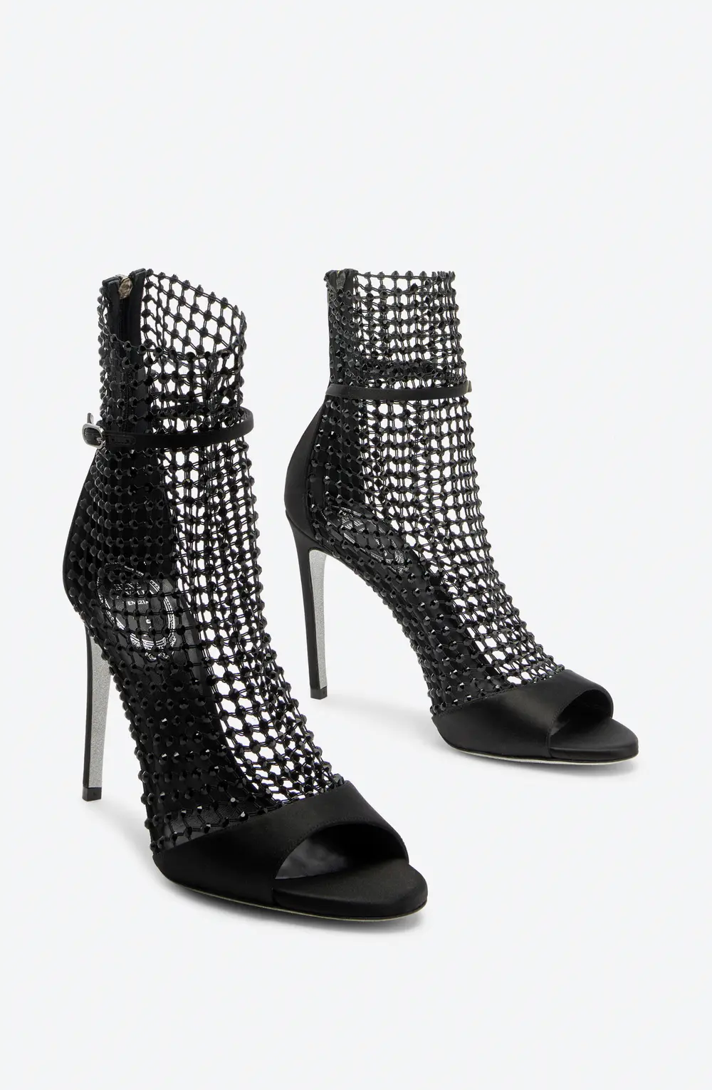 Rene Caovilla Galaxia Black Sandal 105