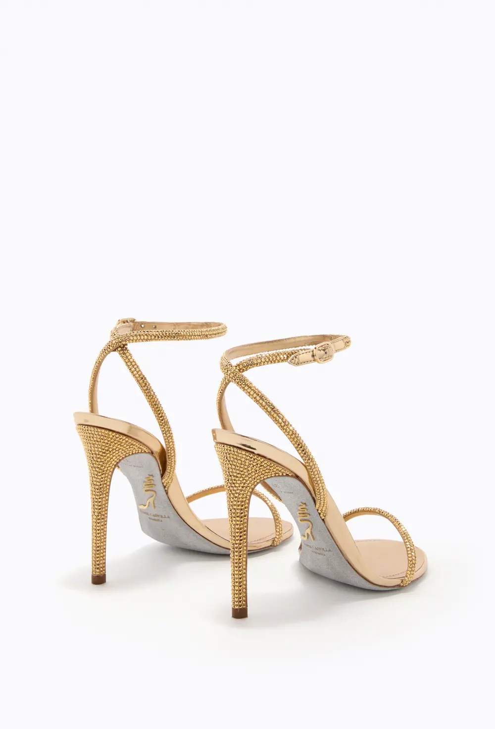 Rene Caovilla ELLABRITA CHAMPAGNE SANDAL 105