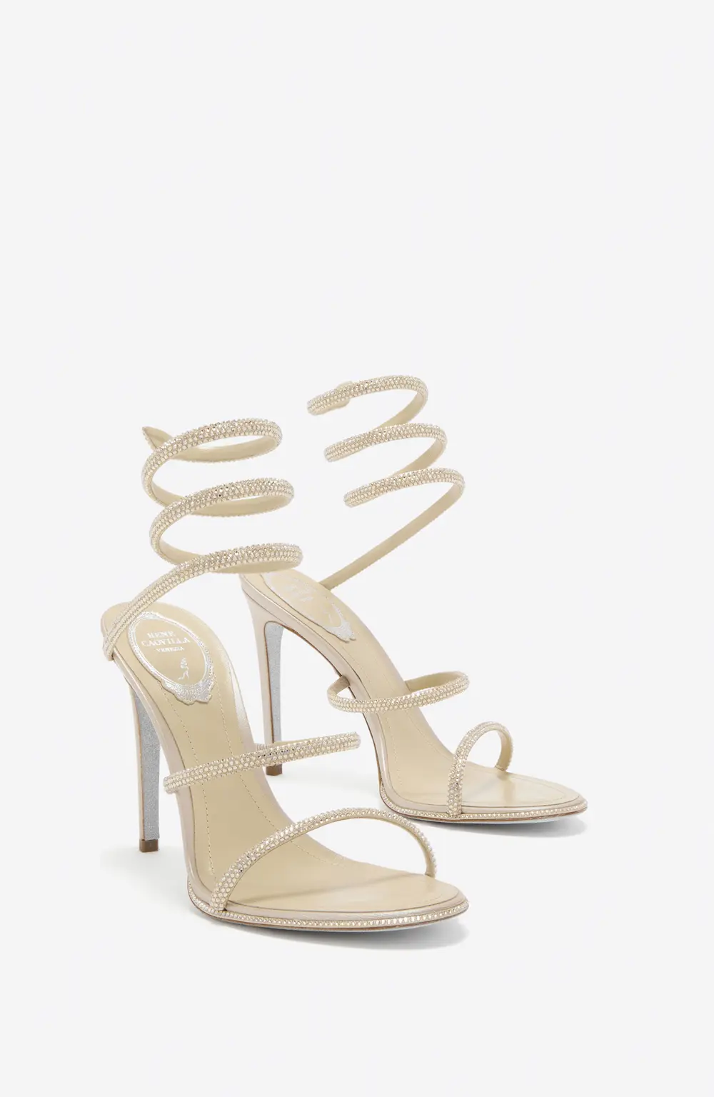 Rene Caovilla CLEO CHAMPAGNE SANDAL 105