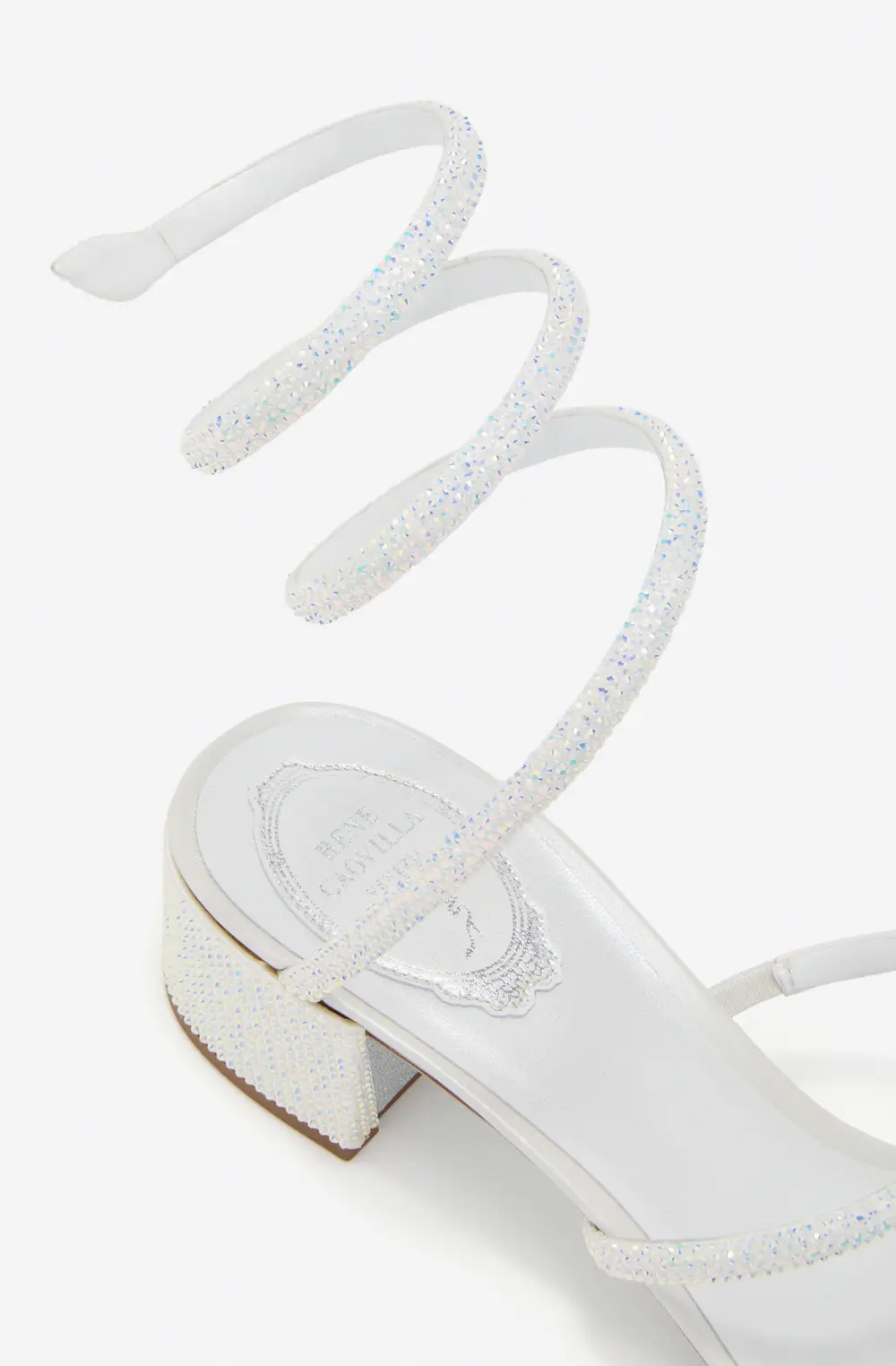 Rene Caovilla CLEO WHITE SANDAL 40