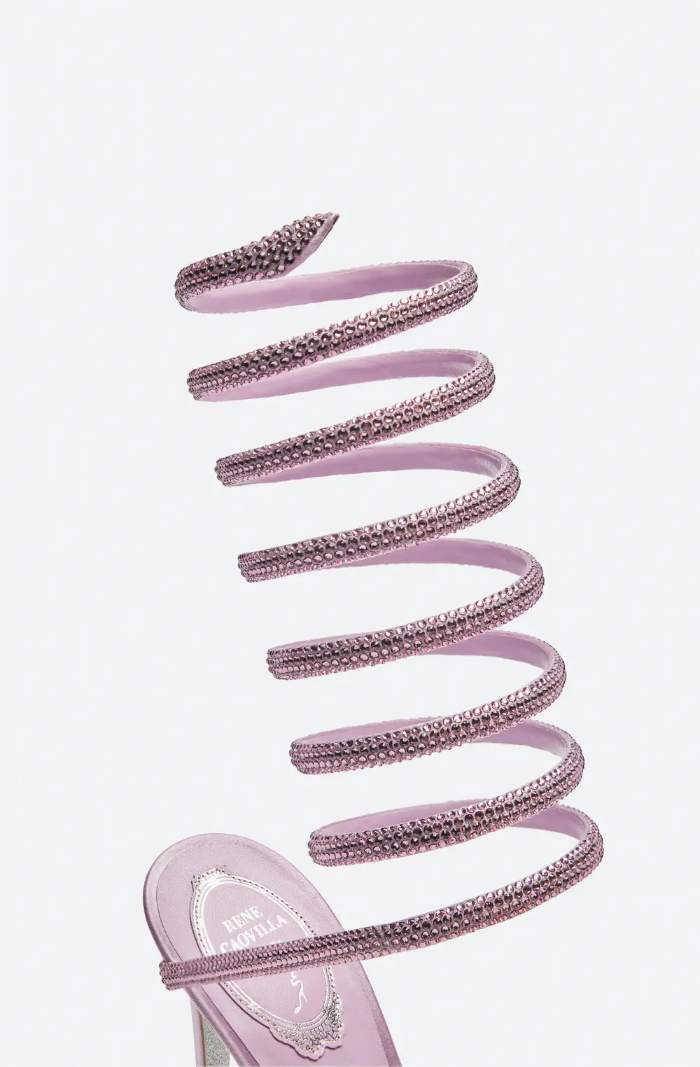 Rene Caovilla Super Cleo Lilac Sandal 105