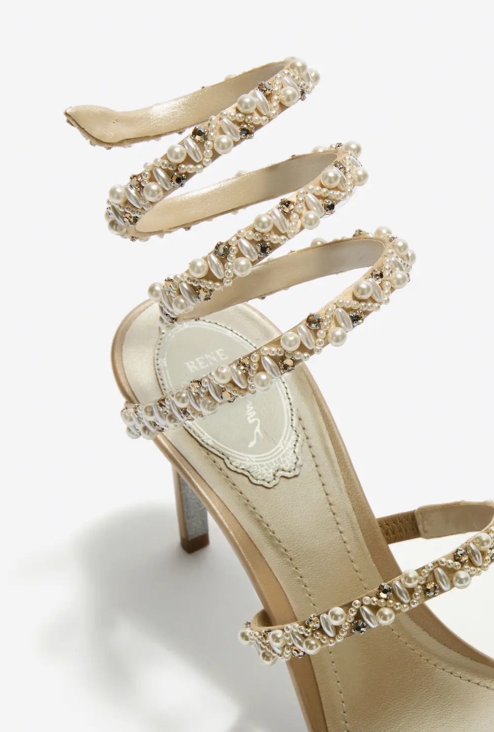 Rene Caovilla GOLDEN HONEY SANDAL 80