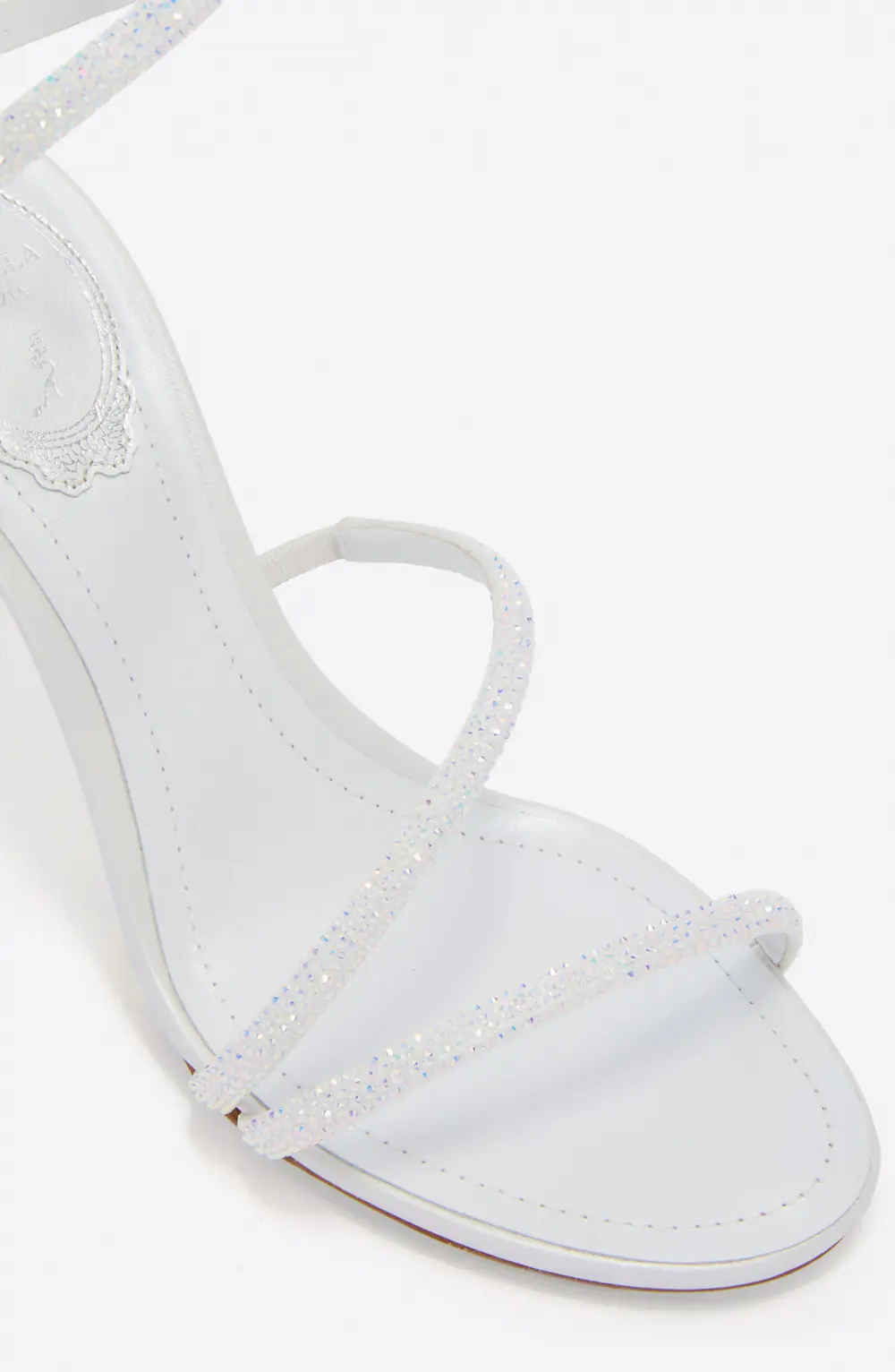 Rene Caovilla MARGOT WHITE SANDAL 80