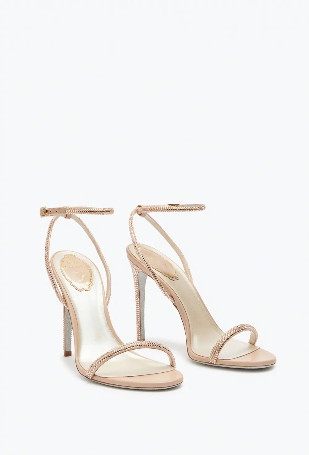 Rene Caovilla Ellabrita Nude Sandal 105