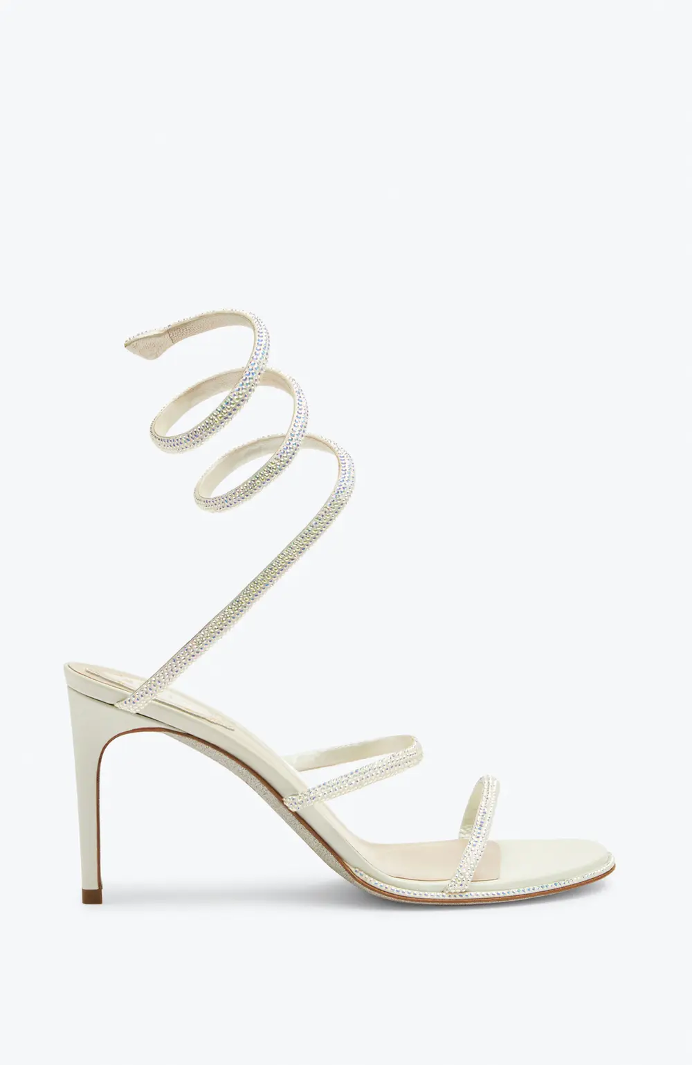 Rene Caovilla CLEO WHITE SANDAL 80
