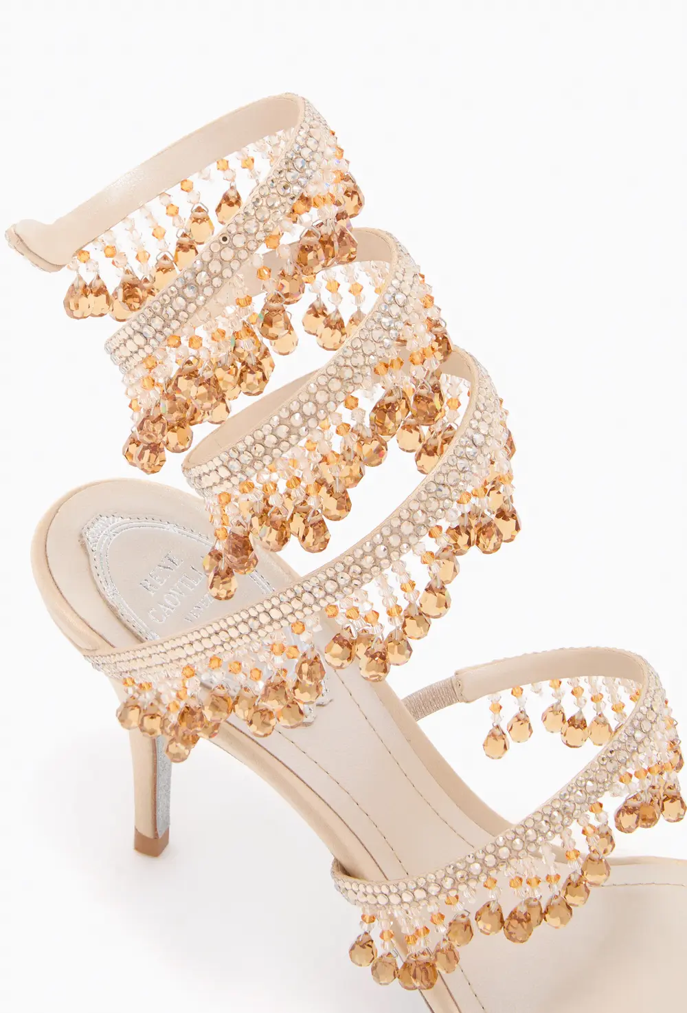 Rene Caovilla JAHANARA NUDE SANDAL 80
